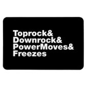 Magnet Flexible Déplacements de rupture (Breakdance) (Horizontal)