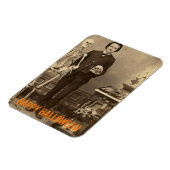 Magnet Flexible Déplaisant Edgar Allan Poe Halloween (Côté Gauche)