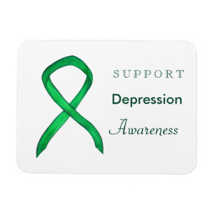 Magnet Flexible Depression Sensibilisation Ruban Art Magnat person