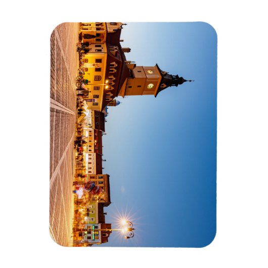 Magnet Flexible Der Marktplatz von Brasov à Rumänien (Vertical)