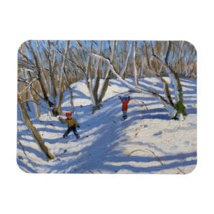 Magnet Flexible Derbyshire de Newhaven de neige de printemps 2008