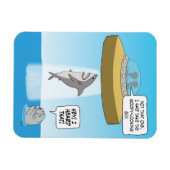 Magnet Flexible Des Aliens Amusants Abandonnent Le Requin En Tant  (Horizontal)