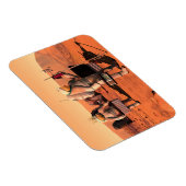 Magnet Flexible Des Astronautes Mettent En Place Du Matériel Météo (Côté Droit)