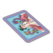 MAGNET FLEXIBLE DES FLAMANTS ROSES ROSES FABRIQUENT DE LA NEIGE, D (Côté Droit)