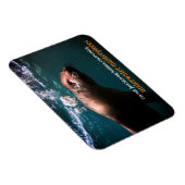 Magnet Flexible Des lions de mer soufflant des bulles sous l'eau (Côté Droit)