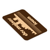 Magnet Flexible Des Moines, Iowa (Côté Droit)
