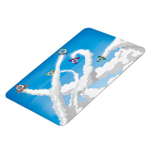 Magnet Flexible Des roquettes ! (Côté Gauche)