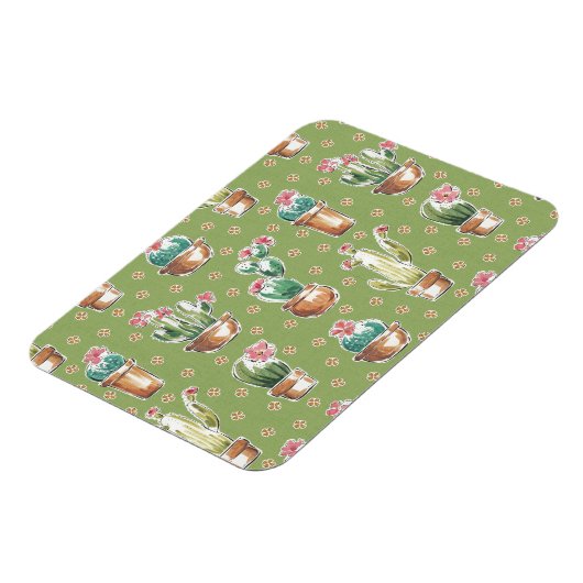 Magnet Flexible Desert Bloom | Pattern vert (Côté Gauche)