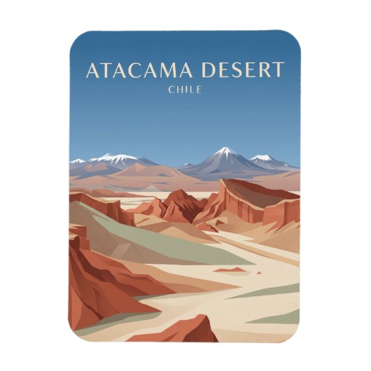 Magnet Flexible Désert d'Atacama Chili (Vertical)