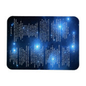 Magnet Flexible Desiderata sur Pleiades Galaxy (Horizontal)