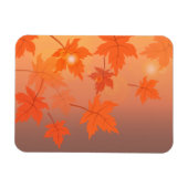 Magnet Flexible Design d'automne avec feuilles d'érable et effet b (Horizontal)