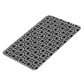 Magnet Flexible Design de cercles en zigzag noir mignon (Côté Gauche)