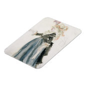 Magnet Flexible Design de costume pour 'Misa Sert' comme 'Une Dame (Côté Gauche)