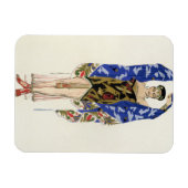 Magnet Flexible Design de costume pour une fille dansante (litho c (Horizontal)