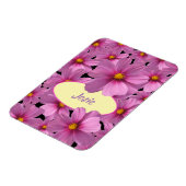 Magnet Flexible Design de fleurs de cosmos pourpre sur un Arrière (Côté Gauche)