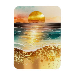 Magnet Flexible Design de la gamme Watercolor Beach 3