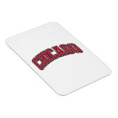 Magnet Flexible Design de texte du style Varsity Red Block de Chic (Côté Droit)