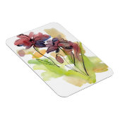 Magnet Flexible Design d'été floral avec peint à la main abstrait  (Côté Droit)