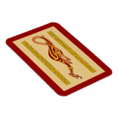 Magnet Flexible Design Dragon Médiéval 2015 (Côté Droit)