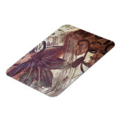 Magnet Flexible Design floral abstrait marron 1 (Côté Gauche)