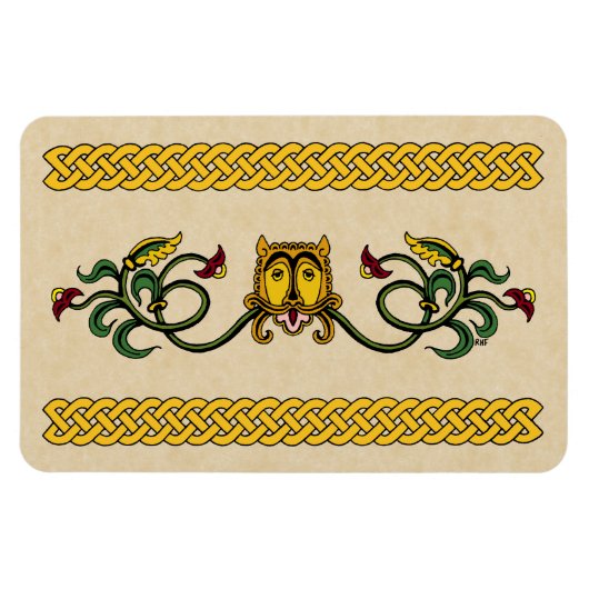 Magnet Flexible Design Lion médiéval (Horizontal)