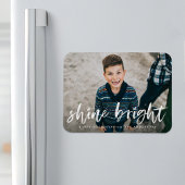 Magnet Flexible Design moderne brillant Script photo de vacances