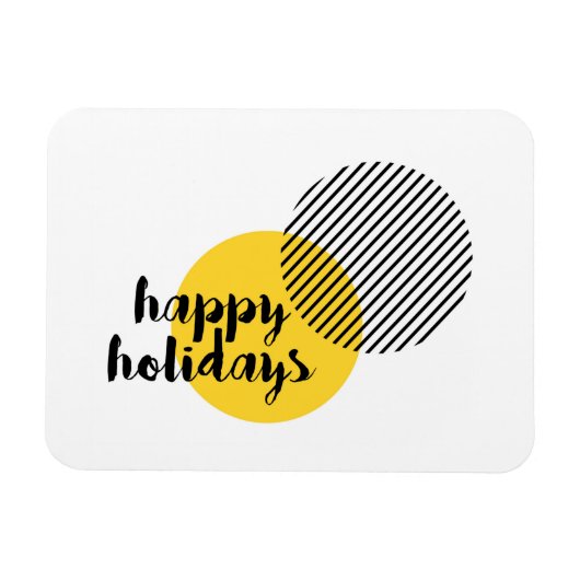 Magnet Flexible Design moderne, simple, tendance de "Joyeux Vacanc (Horizontal)