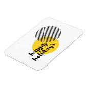 Magnet Flexible Design moderne, simple, tendance de "Joyeux Vacanc (Côté Gauche)