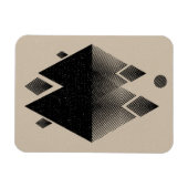 Magnet Flexible Design triangulaire inspiré des scandinaves (Horizontal)