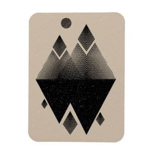 Magnet Flexible Design triangulaire inspiré des scandinaves