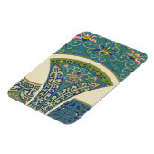 Magnet Flexible Designs orientaux bleus avec facettes souriantes (Côté Gauche)