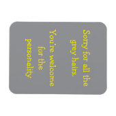 Magnet Flexible Désolé pour (Horizontal)