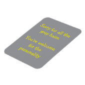 Magnet Flexible Désolé pour (Côté Gauche)