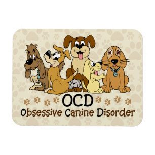 Magnet Flexible Désordre canin obsédant d'OCD