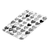 Magnet Flexible Dessin adorable de Black Heart Scribble (Côté Gauche)