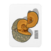 Magnet Flexible dessin animé citrouille (Vertical)