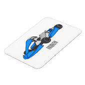 Magnet Flexible dessin animé de Kart racing (Côté Gauche)