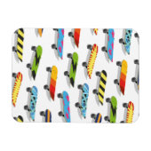 Magnet Flexible Dessin animé de skateboard. (Horizontal)