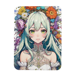 Magnet Flexible Dessin animé floral