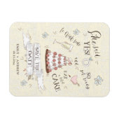 Magnet Flexible dessin animé mignon enregistrer la date (Horizontal)