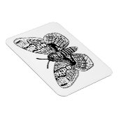 Magnet Flexible Dessin Brahmin moth (Côté Droit)