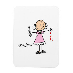 Magnet Flexible Dessin de bâton de couturière