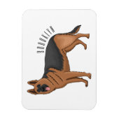 Magnet Flexible dessin de berger allemand (Vertical)
