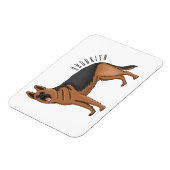 Magnet Flexible dessin de berger allemand (Côté Gauche)