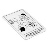 Magnet Flexible Dessin de blessure à la bouteille (Côté Droit)