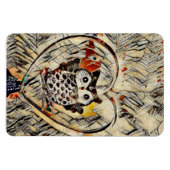 Magnet Flexible Dessin de hibou (Horizontal)
