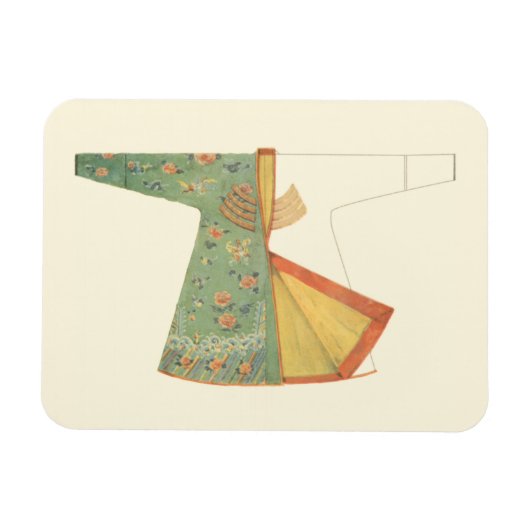Magnet Flexible Dessin de Kimono semi-fini (Horizontal)
