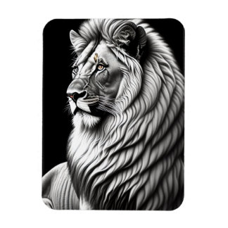 Magnet Flexible Dessin de lion peinture