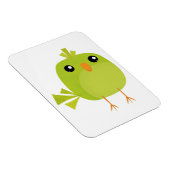 Magnet Flexible Dessin d'oiseau vert (Côté Droit)
