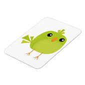 Magnet Flexible Dessin d'oiseau vert (Côté Gauche)
